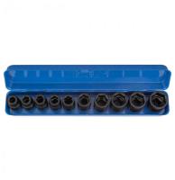 Набор ударн. головок 1/2", 6гр., 10 предм. кейс AUTOMASTER