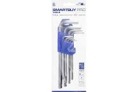 Набор шестигр.с шаром длин.9шт.Smartbuy PRO TOOLS  SBT-PRO-HSL-9
