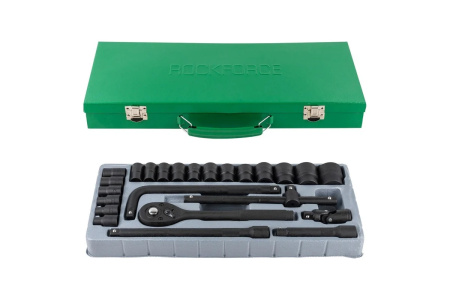 Набор торц. головок 6-гр. 1/2", 24 пр.  Rockforce