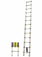 Лестница телескоп.1-секц. алюм. 440см, 15 ступ. 12,1кг STARTUL 