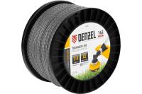 Леска д/триммера 2-х комп.квад.витая 3,0х163м, на DIN катушке EXTRA CORD/Denzel