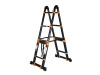 Лестница телескоп.2-х секц. алюм. 210/420см, 2х5 ступ. 14,8кг BLACK LINE STARTUL 