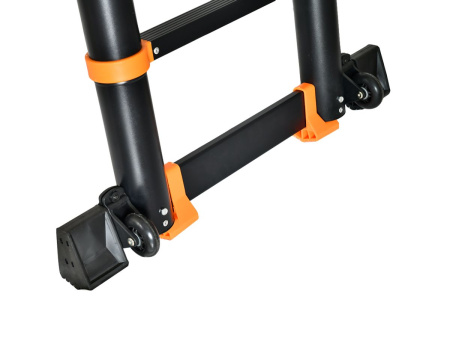 Лестница телескоп.2-х секц. алюм. 210/420см, 2х5 ступ. 14,8кг BLACK LINE STARTUL 