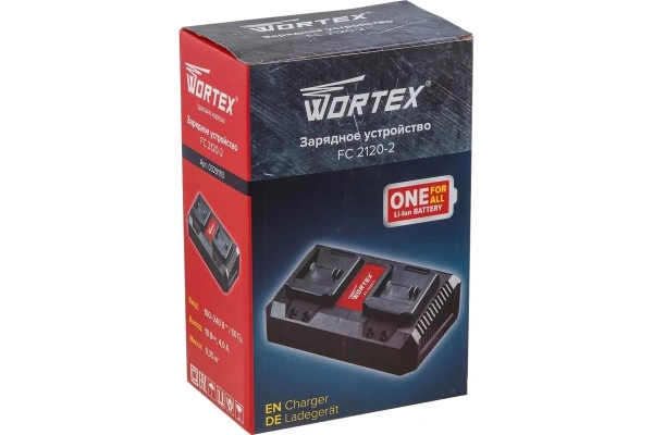 Зарядное устройство WORTEX FC 2120-2 ALL1 0329183