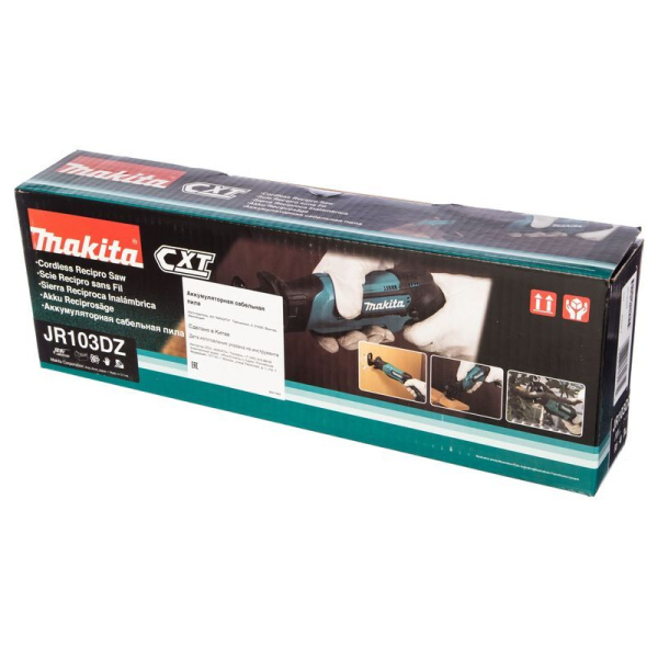 Пила сабельная аккумуляторная Makita JR103DZ