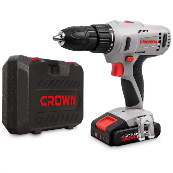 Шуруповерт аккумуляторный Crown CT21056L-2 BMC