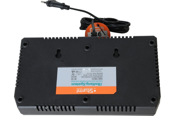 Зарядное устройство Sturm! 1BatterySystem 18 В, 2 х 4 Ад/двух батарей