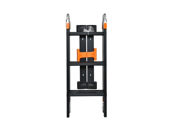 Лестница алюм. 4х3  STARTUL BLACK LINE (стрем.-175см, лестн.-355см) 12,3 кг