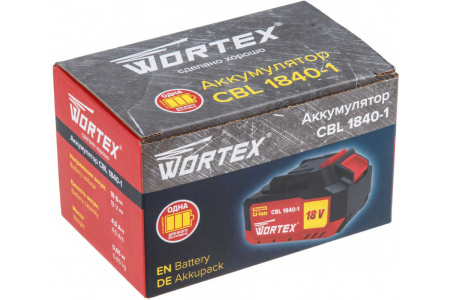 Аккумулятор WORTEX CBL 1840-1 18.0 В, 4.0 А*ч, Li-Ion ALL1